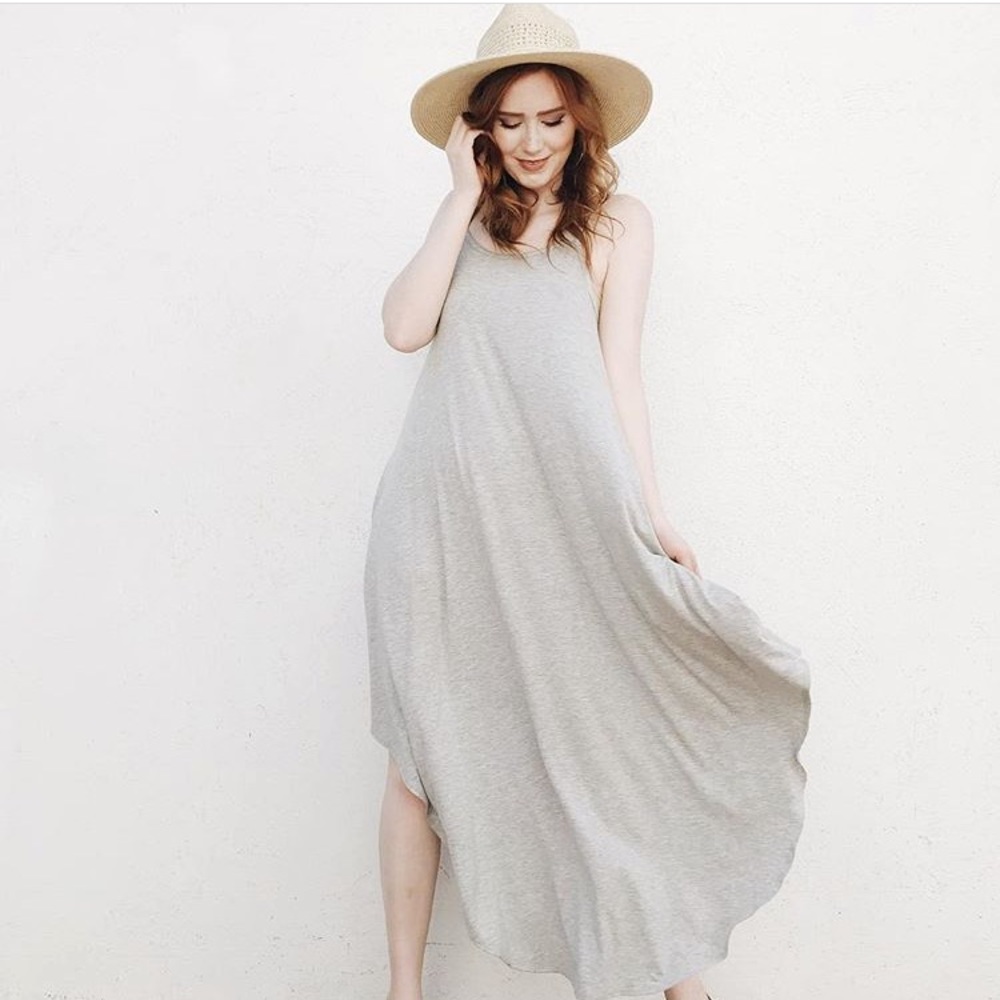 Carly Jean Los Angeles (CJLA) gray stella dress